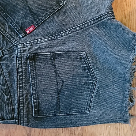 Vintage Z. Cavaricci high waist fringe shorts sz 29 - Picture 10 of 11